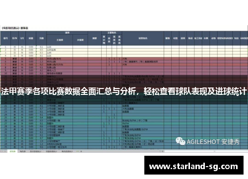 法甲赛季各项比赛数据全面汇总与分析，轻松查看球队表现及进球统计